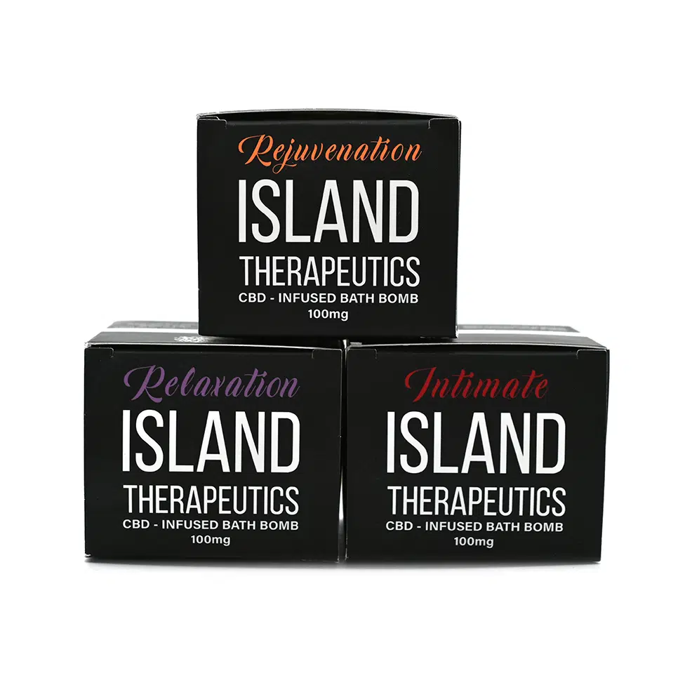 100mg Infused Bath Bombs – Island Therapeutics
