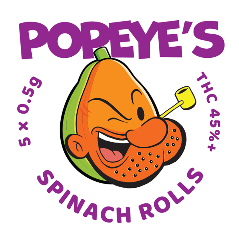 Popeyes Infused Spinach Rolls - Papaya Punch - Image 2