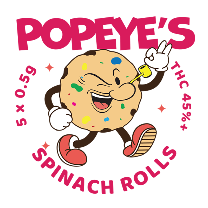 Popeyes Infused Spinach Rolls - Rainbow Chip - Image 2