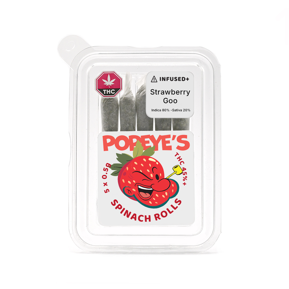 Popeyes Infused Spinach Rolls - Strawberry Goo