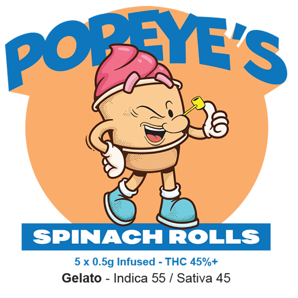 Popeyes Infused Spinach Rolls - Gelato - Image 2