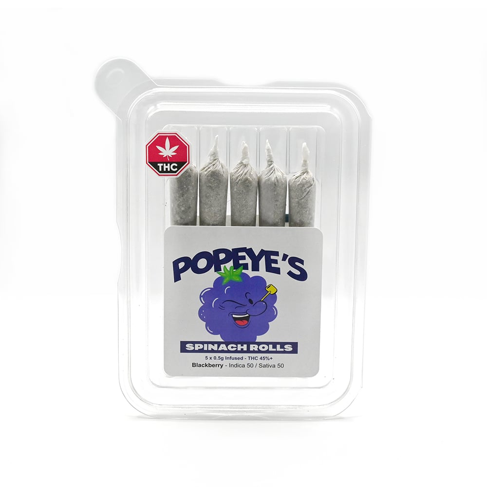 Popeyes Infused Spinach Rolls - Blackberry
