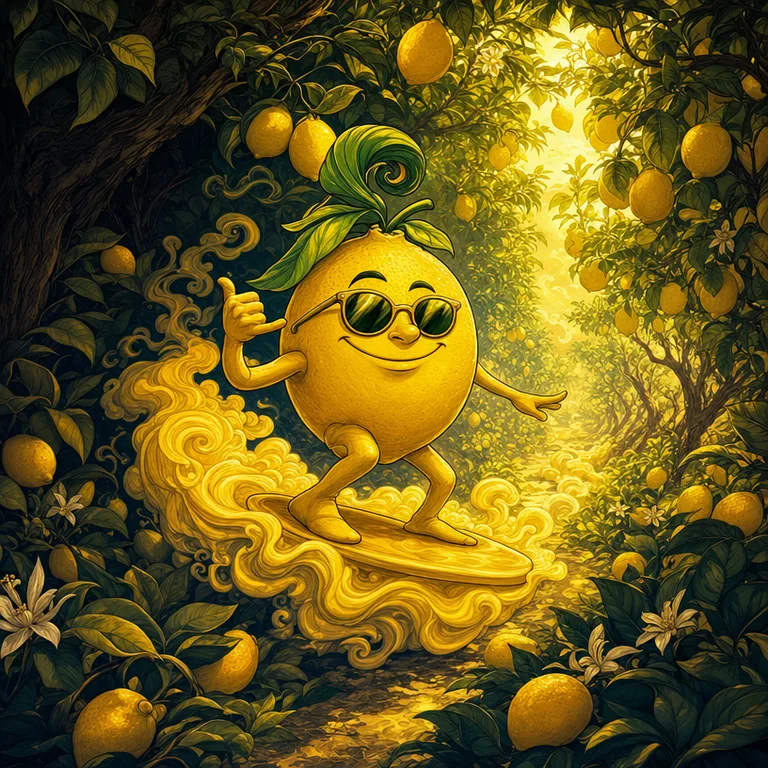Lemon Haze strain art
