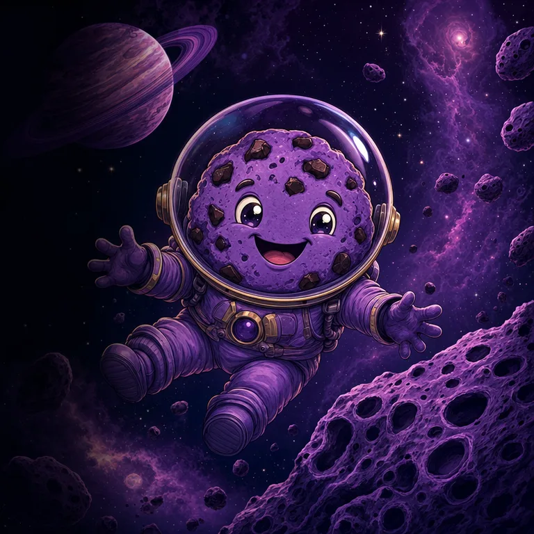 Purple Space Cookies Strain strain art