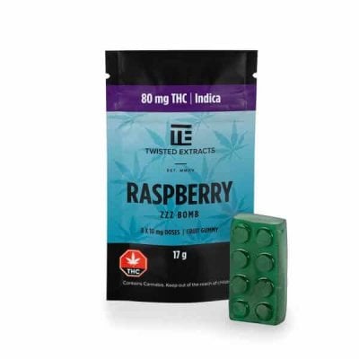 Raspberry INDICA ZZZ BOMBS - Twisted Extract