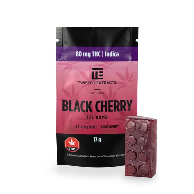 Black Cherry Indica Zzz Bombs - Twisted Extracts Image