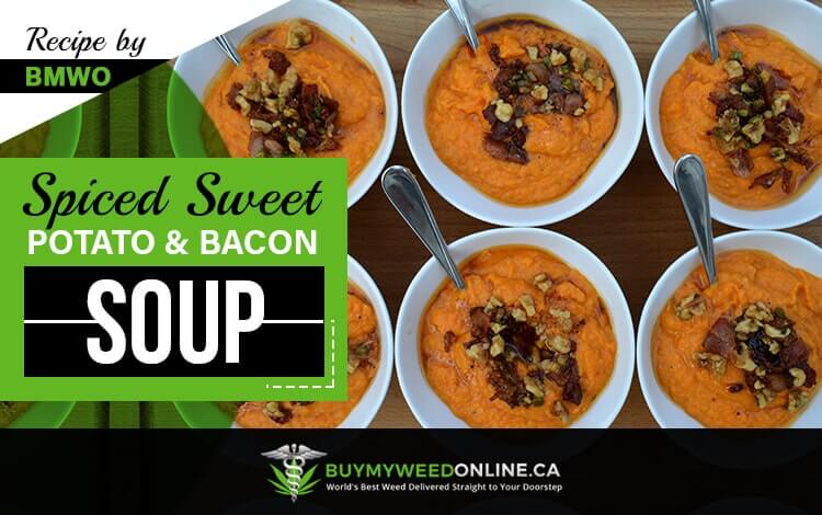 Spiced Sweet Potato and Bacon Soup
