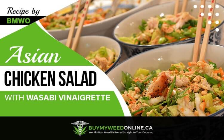 Asian Chicken Salad with Wasabi Vinaigrette