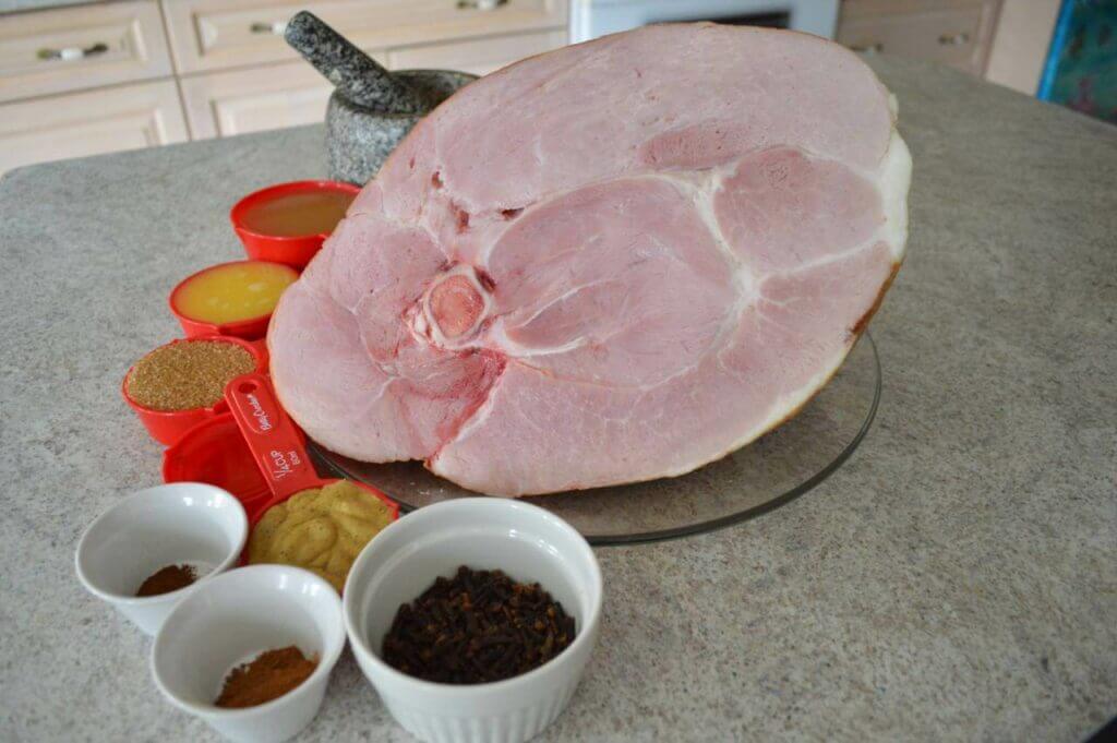 baked canna-glazed ham recipe
