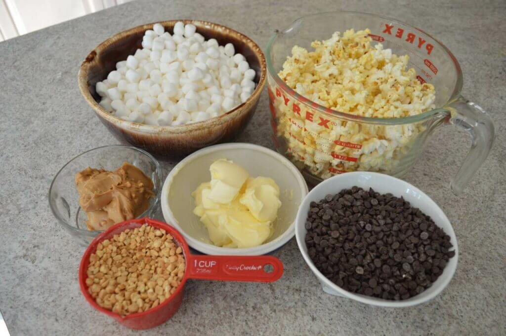 popcorn marshmallow bars recipe
