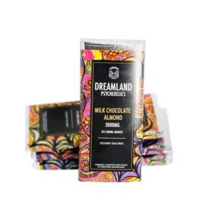 Milk Almond Chocolate Bars - Dreamland Psychedelics