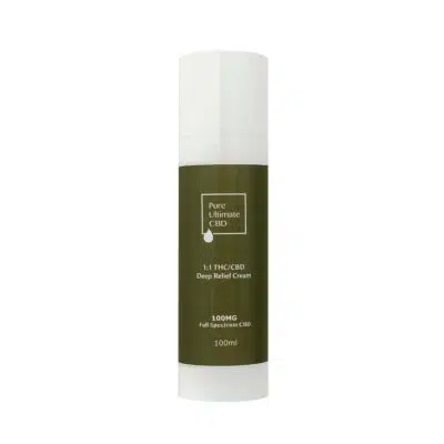 THC/CBD Deep Relief Cream - PURE ULTIMATE CBD