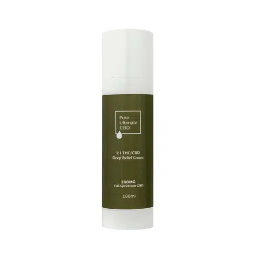 THC/CBD Deep Relief Cream - PURE ULTIMATE CBD