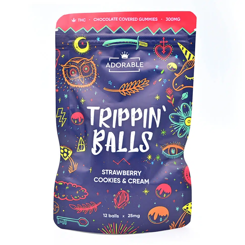 300mg THC infused Trippin Balls - Adorable