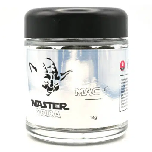 Master Yoda Mac 1 cannabis flower Glass