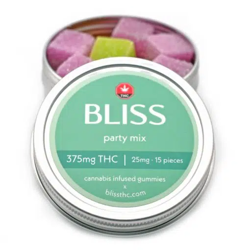 THC Party Mix by Bliss Edibles - Premium Cannabis Gummies