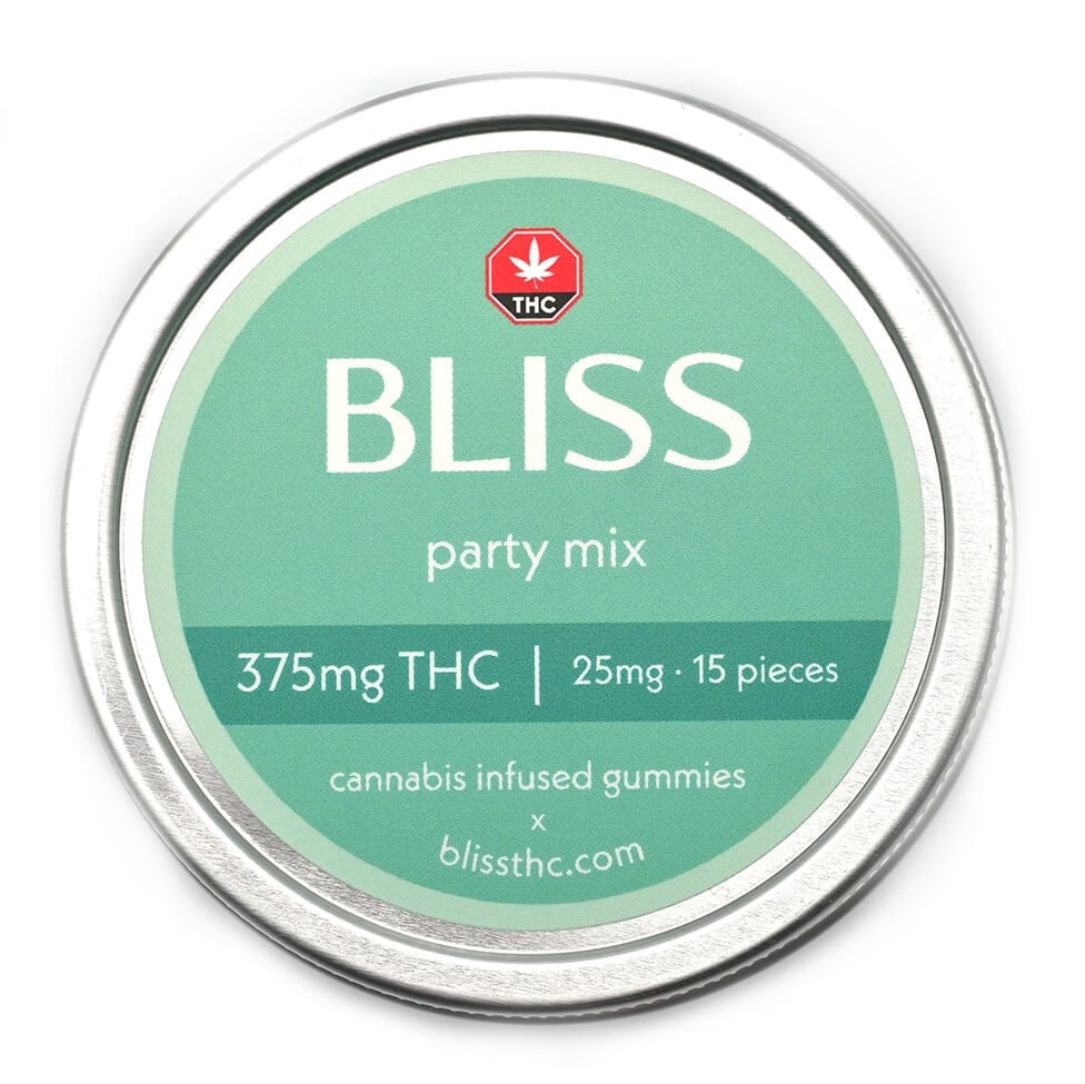 BLISS Edibles 375mg THC Party Mix Image
