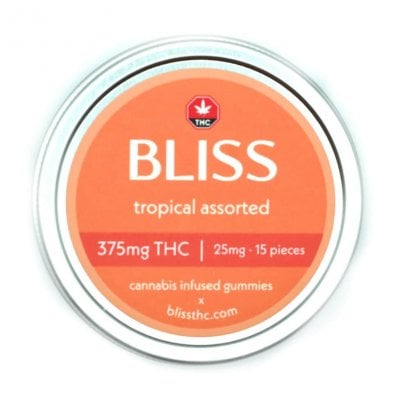 BLISS Edibles 375mg THC Tropical