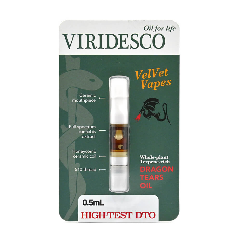 Viridesco - High-Test Dragon Tears Vape Carts Image
