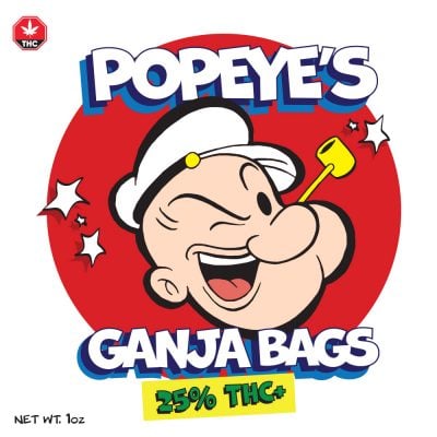 Popeye's Ganja Bags - Mix and Match - Ounces