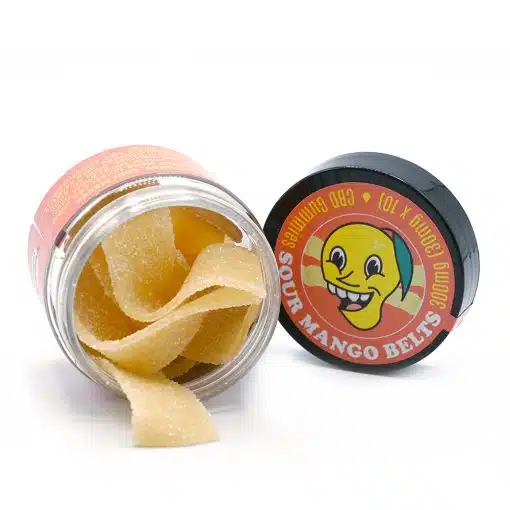 CBD-infused sour candy belts