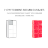 Premium 800mg High Dose Cannabis Gummies