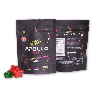 Apollo Edibles Indica Gummies - 300mg