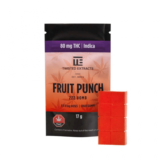 Fruit Punch INDICA ZZZ BOMBS &#8211; Twisted Extract