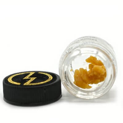 High Voltage Extracts Live Resin Lemon Cake Concentrate