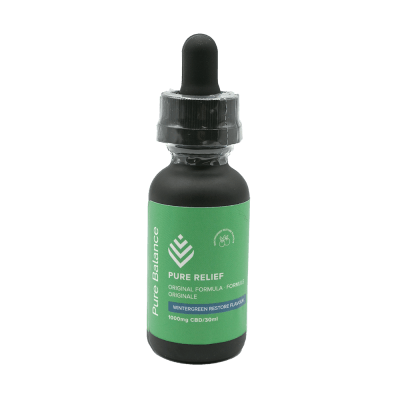 Pure Balance Tinctures - 1000mg CBD Tincture - Wintergeen Restore