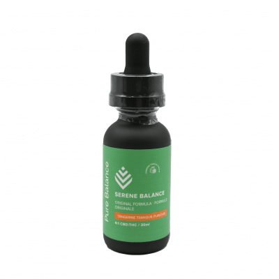 Pure Balance Tinctures - 4:1 CBD:THC 1000mg CBD/250mg THC - Lemon Ginger Relax