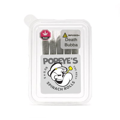 Popeyes Infused Spinach Rolls - Death Bubba