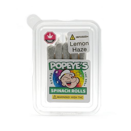 Popeyes Infused Spinach Rolls &#8211; Lemon Haze