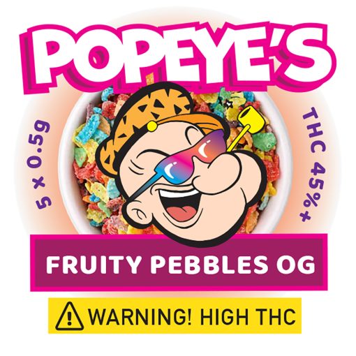 Popeyes Infused Spinach Rolls - Fruity Pebbles OG - Image 2
