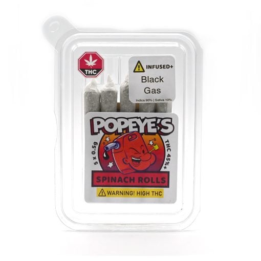 Popeyes Infused Spinach Rolls - Black Gas