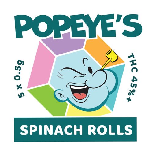 Popeyes Infused Spinach Rolls &#8211; Rainbow Gushers