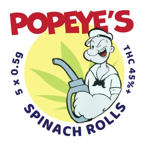 Popeyes Infused Spinach Rolls &#8211; Octane Mint Sorbet