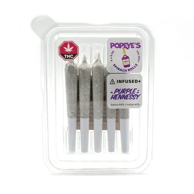 Popeyes Infused Spinach Rolls - Purple Hennessy