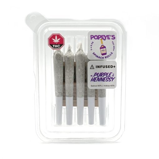 Popeyes Infused Spinach Rolls - Purple Hennessy