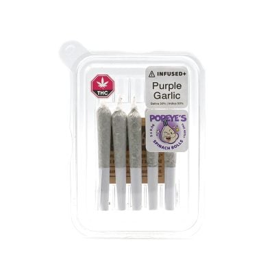 Popeyes Infused Spinach Rolls - Purple Garlic