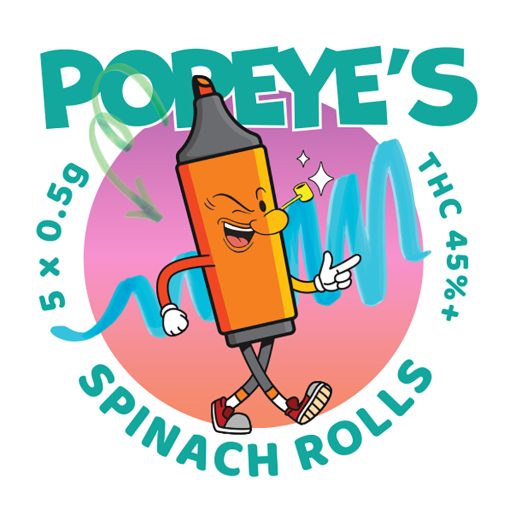 Popeyes Infused Spinach Rolls - Permanent Marker - Image 2