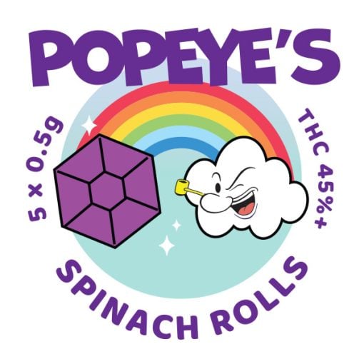 Popeyes Infused Spinach Rolls - Rainbow Gushers - Image 4