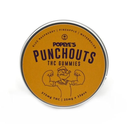 375mg THC Gummies - Popeye's Punchouts