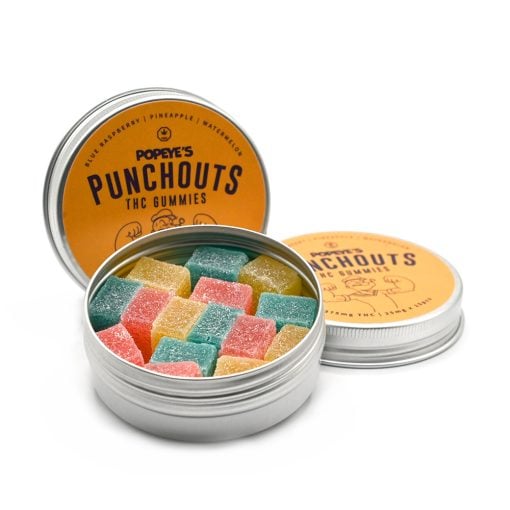 375mg THC Gummies - Popeye's Punchouts - Image 2