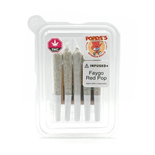 Popeyes Infused Spinach Rolls - Faygo Red Pop