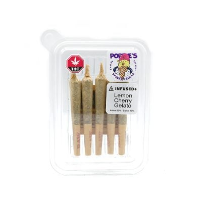 Popeyes Infused Spinach Rolls - Lemon Cherry Gelato