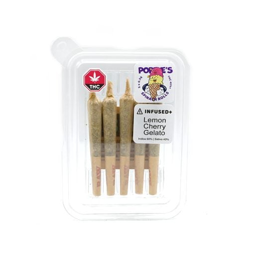 Popeyes Infused Spinach Rolls - Lemon Cherry Gelato