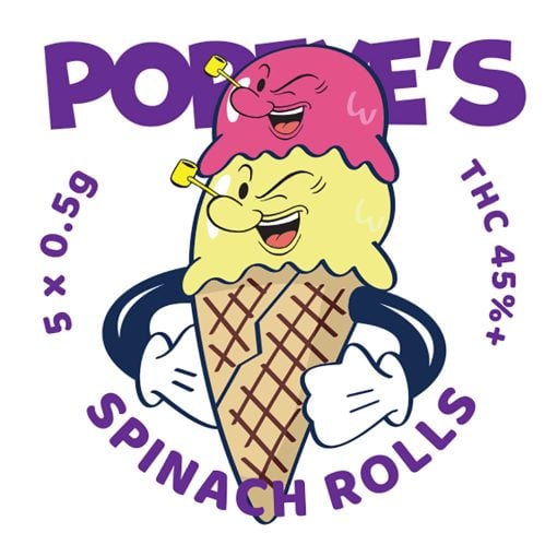 Popeyes Infused Spinach Rolls - Lemon Cherry Gelato - Image 2