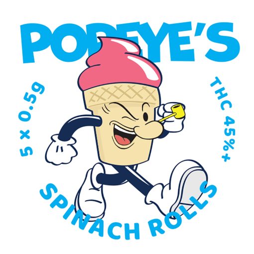 Popeyes Infused Spinach Rolls - Raspberry Sherbert - Image 2