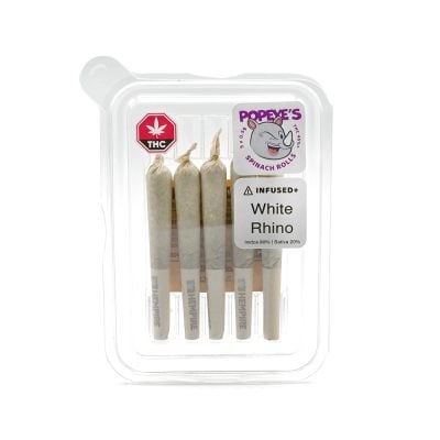 Popeyes Infused Spinach Rolls - White Rhino - Retro